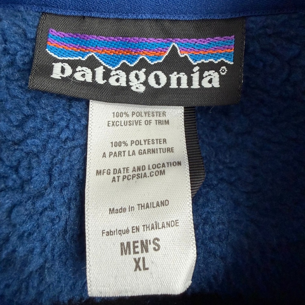Patagonia Better Sweater Mens XL Blue 1/4 Zip Fleece Pullover Jacket - Picture 8 of 16